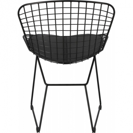 Harry black designer metal chair D2.Design