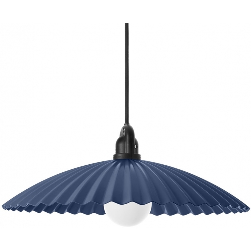 Stylowa lampa wisząca do salonu i sypialni. Lampa zewnętrzna wisząca Fala IP65 Blue Indigo LoftLight