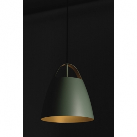 Stylowa lampa wisząca do salonu i sypialni. Lampa wisząca designerska Belcanto 35 Hedge Green LoftLight