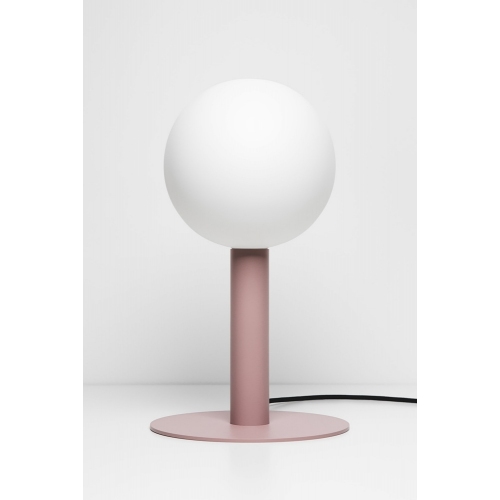 Lampa na komodę. Stylowa Lampa stołowa designerska Matuba Table Adobe Rose LoftLight
