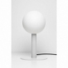 Lampa na komodę. Stylowa Lampa stołowa designerska Matuba Table Bright White LoftLight
