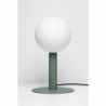 Lampa na komodę. Stylowa Lampa stołowa designerska Matuba Table Hedge Green LoftLight