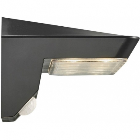Agena LED black solar outdoor lamp with sensor Nordlux