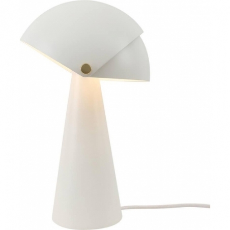 Align white retro table lamp DFTP
