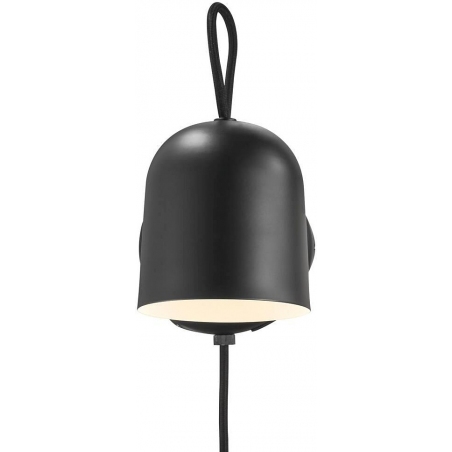 Angle black wall lamp with switch and cable DFTP