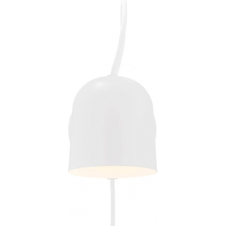 Angle white wall lamp with switch and cable DFTP