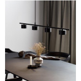 Stylowa lampa wisząca do salonu i sypialni. Lampa wisząca podłużna Clyde LED 115 czarny Nordlux