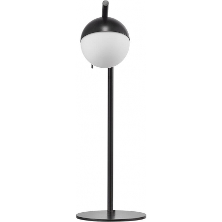 Contina white&amp;black glass ball table lamp Nordlux