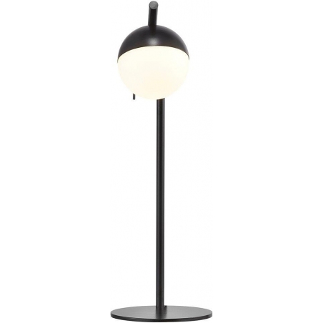 Contina white&amp;black glass ball table lamp Nordlux