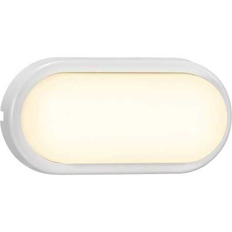 Cuba Bright Oval LED white outdoor wall lamp Nordlux