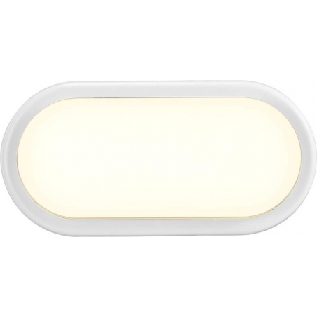 Cuba Bright Oval LED white outdoor wall lamp Nordlux