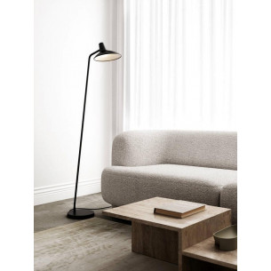 Darci black flor floor lamp DFTP