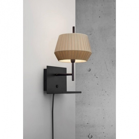 Dicte beige shelf wall lamp Nordlux
