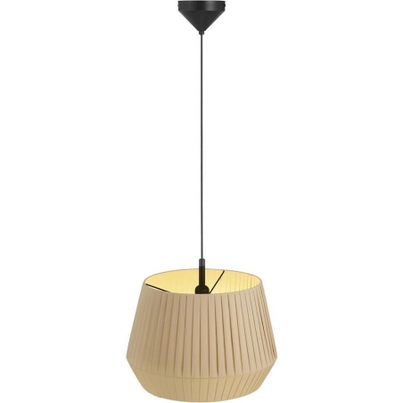 Stylowa lampa wisząca do salonu i sypialni. Lampa wisząca z abażurem Dicte 40 beżowa Nordlux
