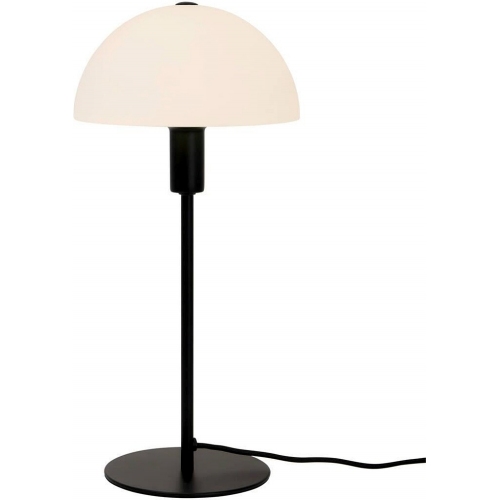 Ellen opal&amp;black glass table lamp Nordlux