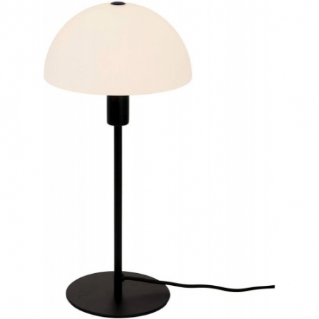 Ellen opal&amp;black glass table lamp Nordlux