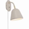 Fleur beige wall lamp with switch Nordlux