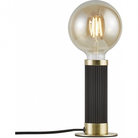 Galloway black&amp;brass "bulb" pendant lamp Nordlux