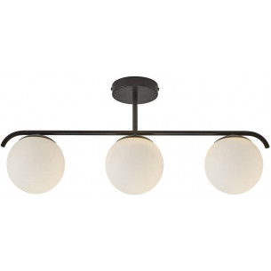 Grant III white&amp;black glass balls semi flush ceiling light Nordlux