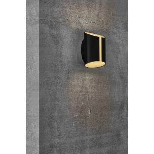 Grip LED black modern outdoor wall lamp Nordlux