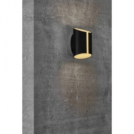 Grip LED black modern outdoor wall lamp Nordlux