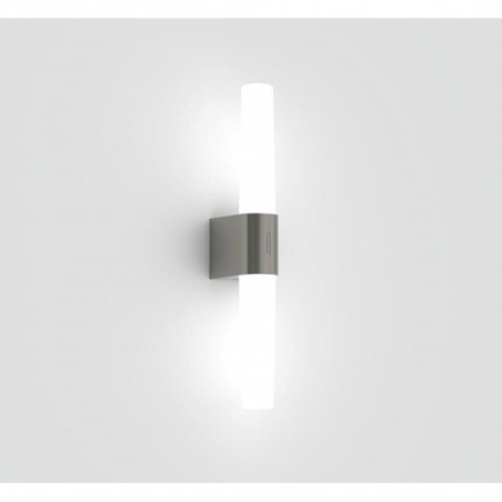 Helva LED nickel bathroom wall lamp Nordlux