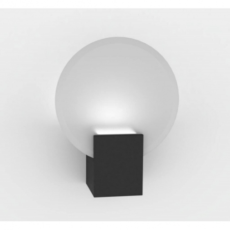 Hester LED black glass bathroom lampNordlux