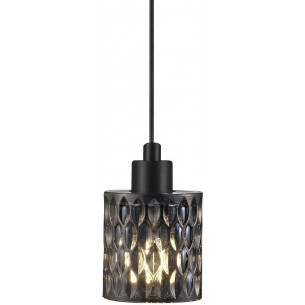 Hollywood 10 smoke decorative glass pendant lamp Nordlux