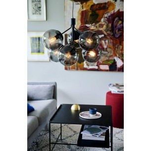 Ivona 62 black glass balls pendant lamp Nordlux