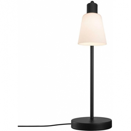 Molli black&amp;opal glass table lamp Nordlux