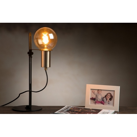 Malcolm brass table lamp Lucide
