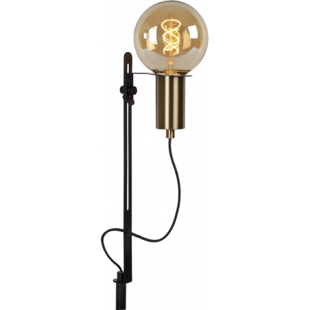 Malcolm brass&amp;black industrial adjustable lamp Lucide