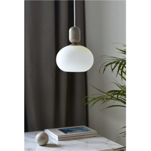 Notti 20 grey glass pendant lamp Nordlux