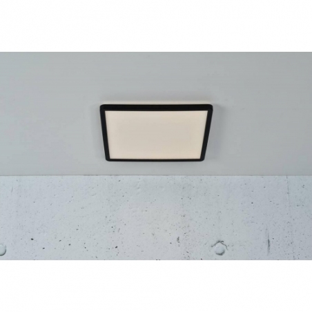 Plafon do łazienki |Nowoczesny Plafon łazienkowy Oja Square LED 29 czarny Nordlux