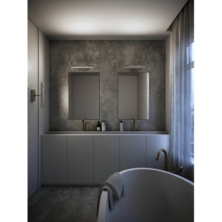 Kinkiet do łazienki |Nowoczesny Kinkiet łazienkowy podłużny Otis LED 40 chrom Nordlux nad lustro