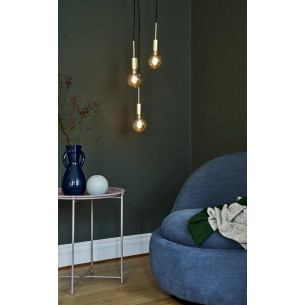 Paco III brass bulbs pendant lamps Nordlux