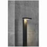 Lampa ogrodowa stojąca. Słupek solarny z czujnikiem ruchu Rica Square czarny Nordlux