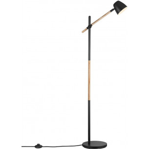 Theo black scandinavian floor lamp Nordlux 2