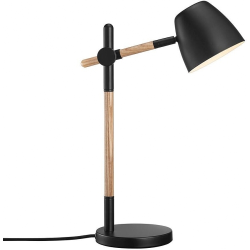 Theo black scandinavian desk lamp Nordlux
