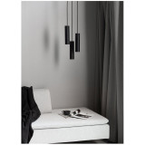 Tilo III black tubes pendant lamp Nordlux