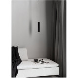 Tilo 6 black tube pendant lamp Nordlux