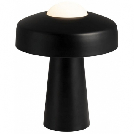 Lampa na komodę. Stylowa Lampa stołowa nowoczesna Time czarna Nordlux