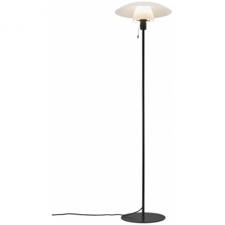 Lampa podłogowa do salonu| Stylowa Lampa podłogowa nowoczesna Verona biały opal Nordlux