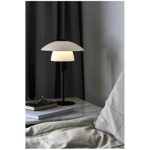 Verona white opal modern bedside lamp Nordlux