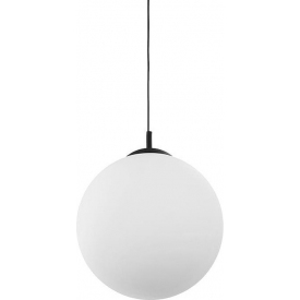 Maxi 30 white glass ball pendant lamp TK Lighting
