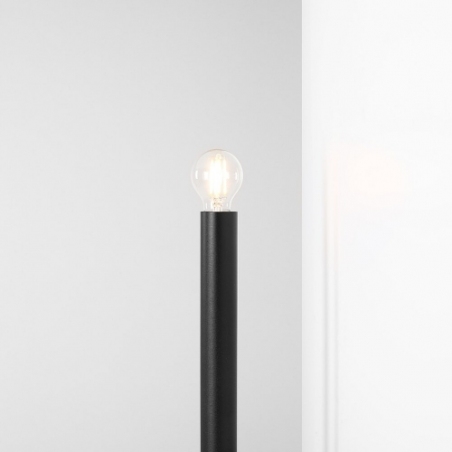 Tubo S black designer tube wall lamp Aldex