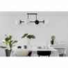 Kop 120 white&amp;black glass balls semi flush ceiling light Ummo