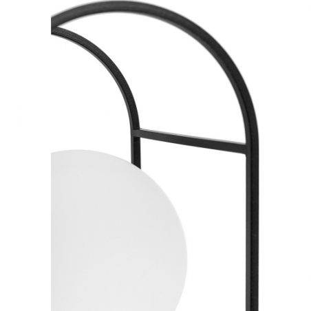 Kuglo white&amp;black loft glass ball wall lamp Ummo