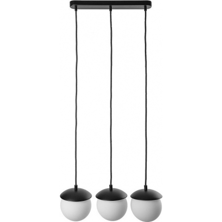 Kuul 50 white&amp;black triple glass balls pendant lamp Ummo
