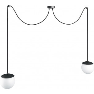 Kuul F white&amp;black "spider" glass balls pendant lamp Ummo